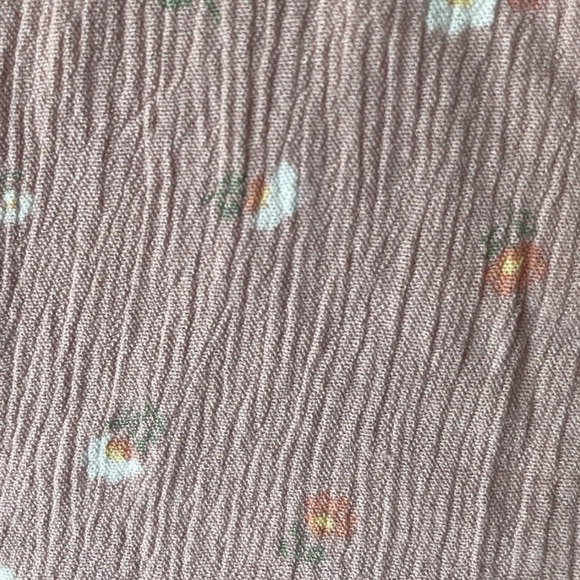 Hippie Rose Juniors Tie-Waist Ditsy Floral Dress, Size M, Multi-Color - Picture 4 of 8